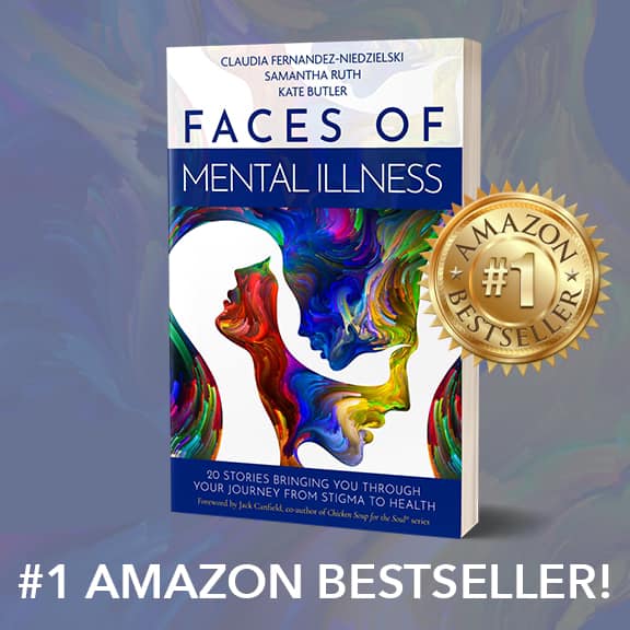 Amazon best seller book cover - Faces Of Mental Illness