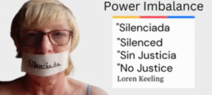 Silenced in a civil court verbal hearing