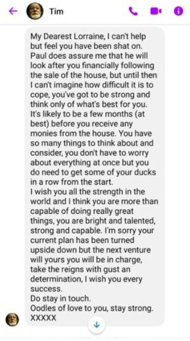 Tim - My Dearest Loraine